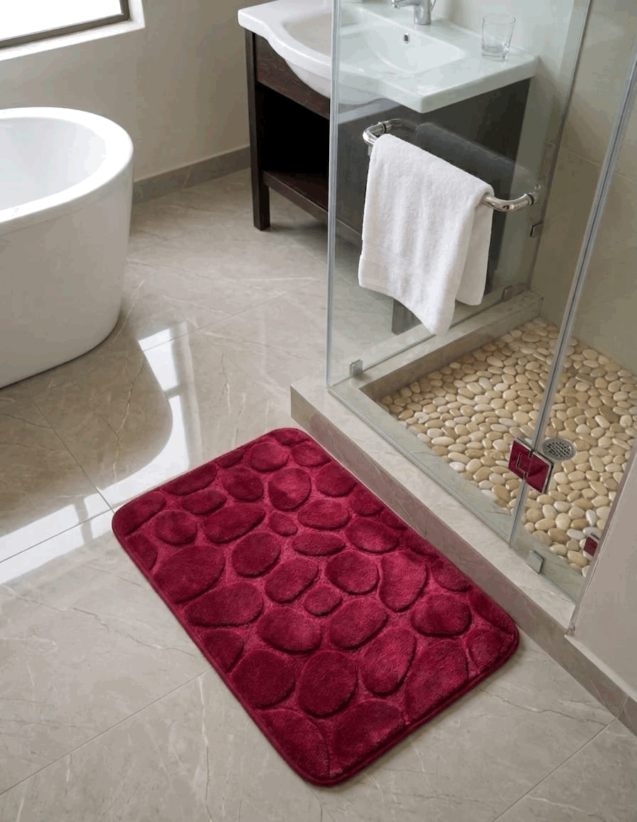 Alfombra de Baño Memory Piedras - Campomayo