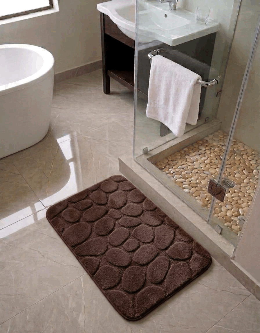Alfombra de Baño Memory Piedras - Campomayo