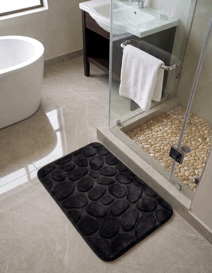Alfombra de Baño Memory Piedras - Campomayo