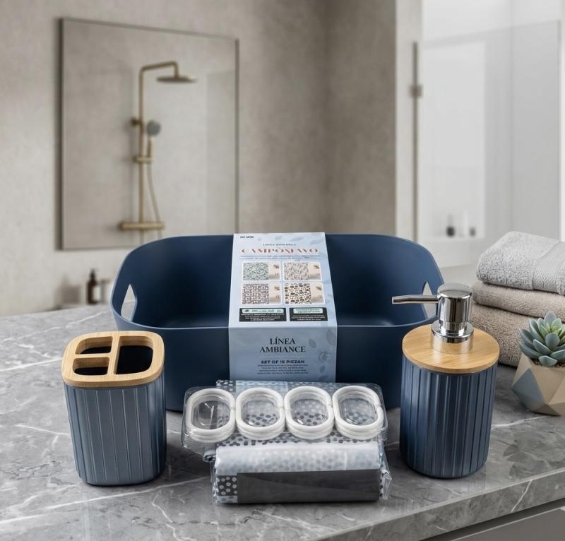 Set de Baño Campomayo: Renovación Total 16 Piezas