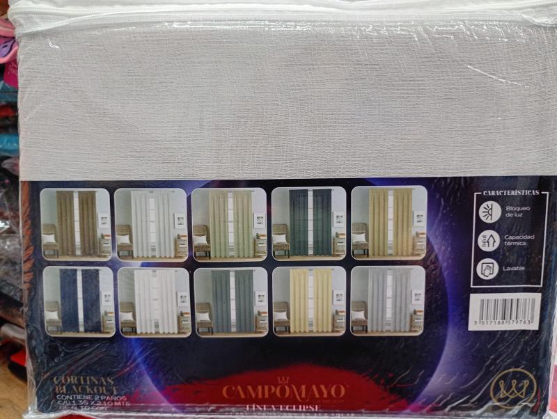 Cortina Blackout o de ambiente línea Eclipse cubre 60% - Campomayo