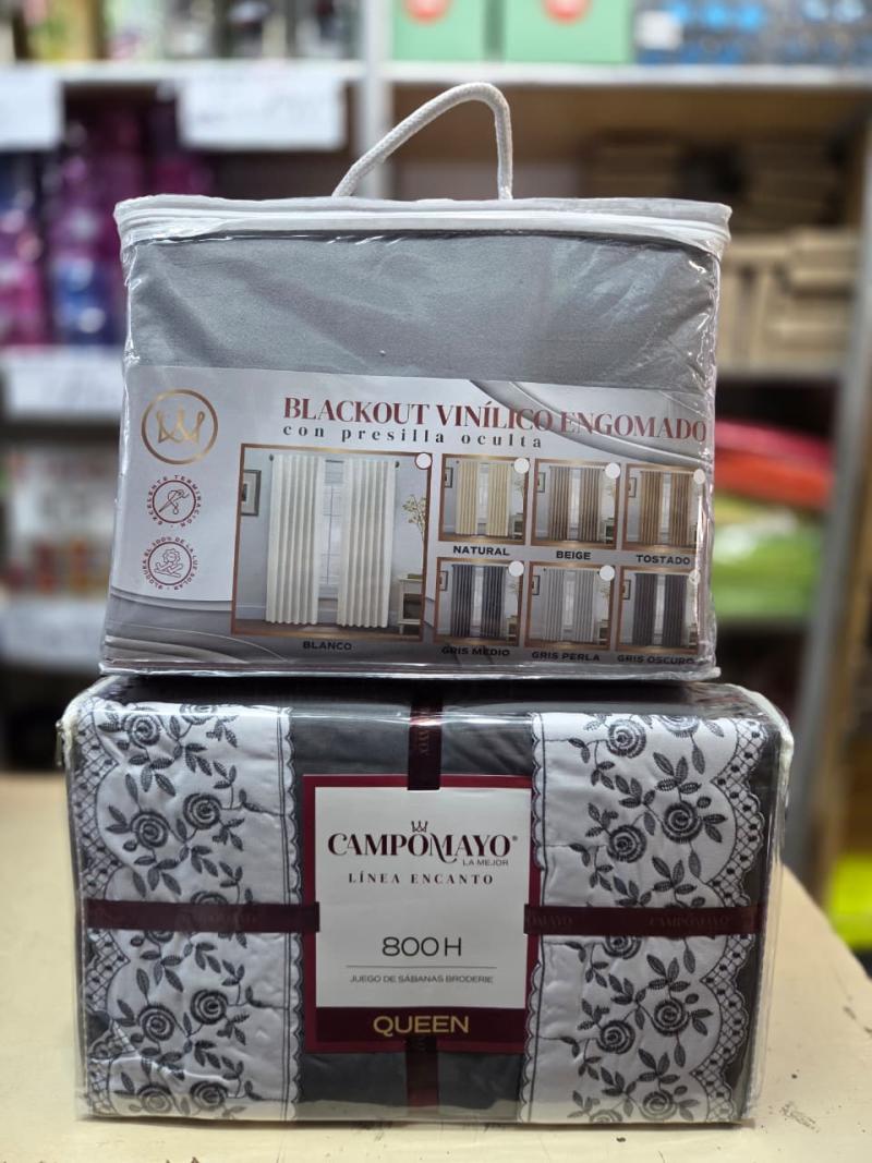 Combo Blackout + Juego de Sábanas - Campomayo