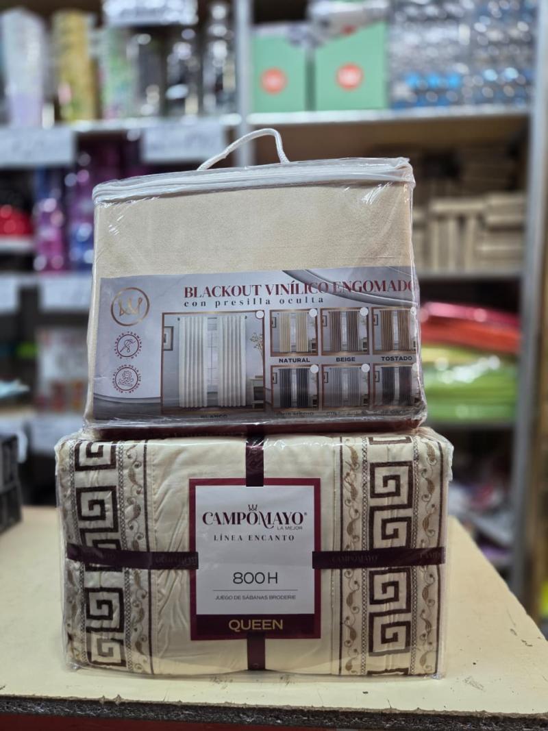 Combo Blackout + Juego de Sábanas - Campomayo