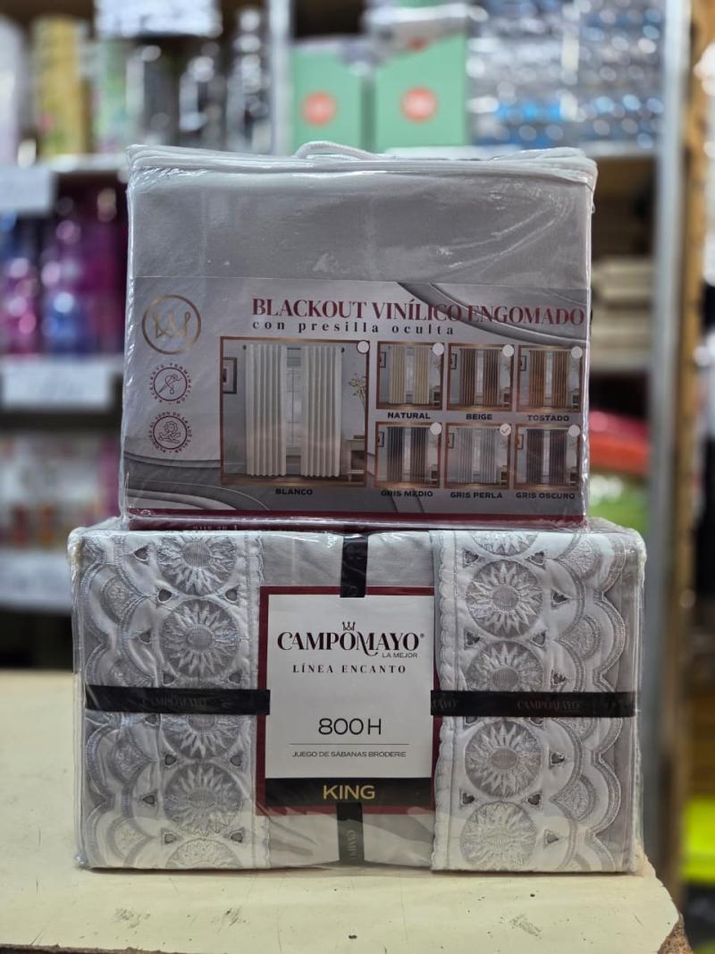 Combo Blackout + Juego de Sábanas - Campomayo