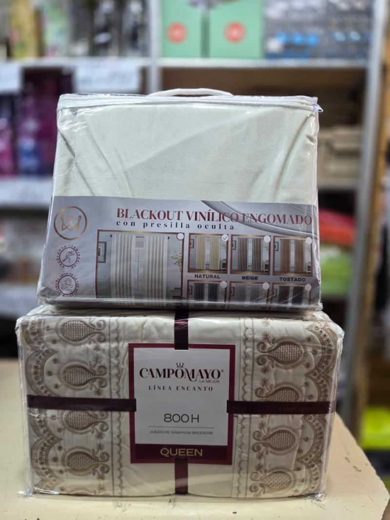 Combo Blackout + Juego de Sábanas - Campomayo