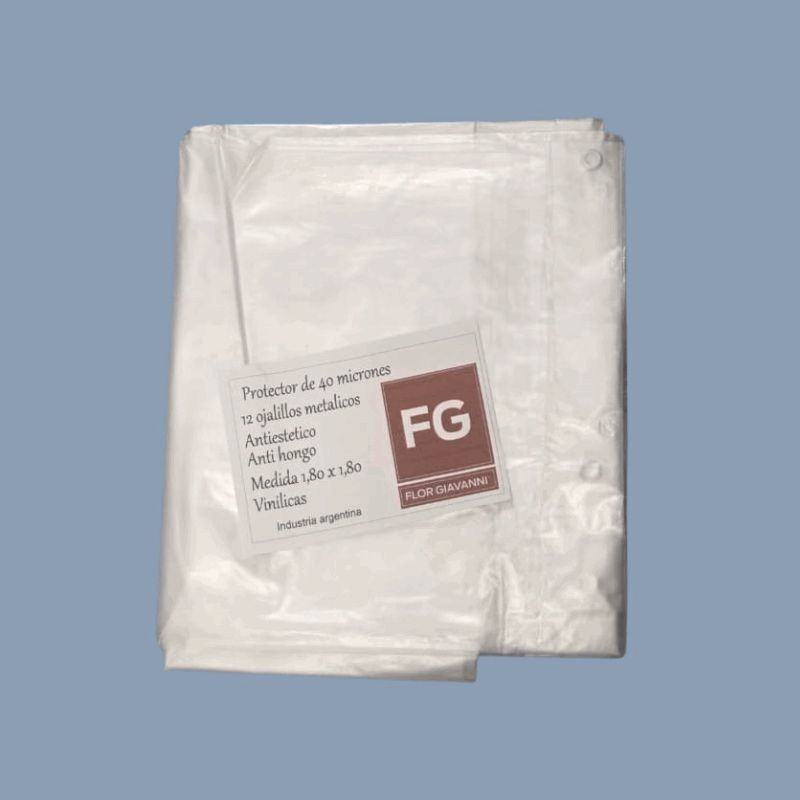 Protector de Cortina de Baño 100 micrones - Flor Giavanni