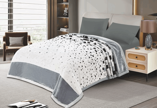 Frazada Simil Piel Reversible - Campomayo