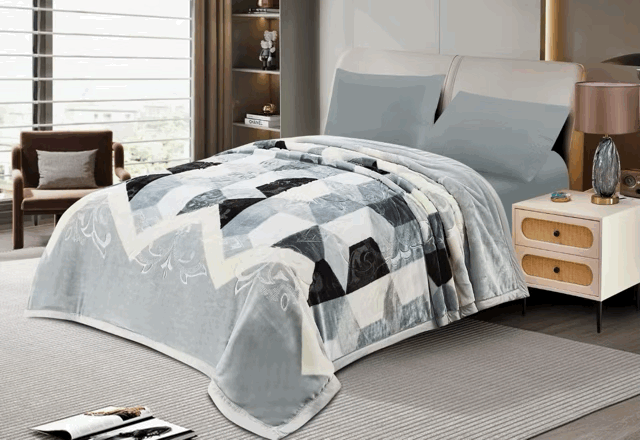 Frazada Simil Piel Reversible - Campomayo