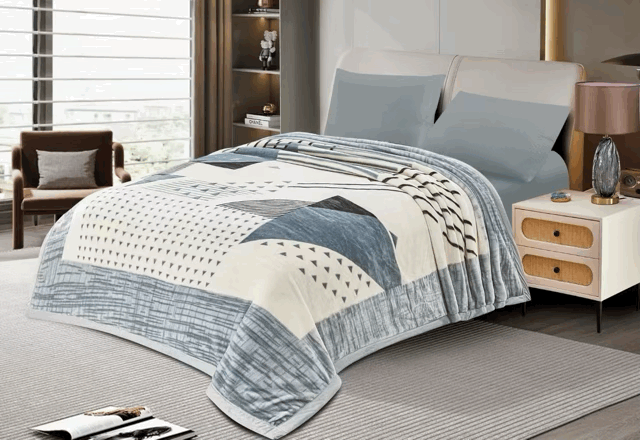 Frazada Simil Piel Reversible - Campomayo