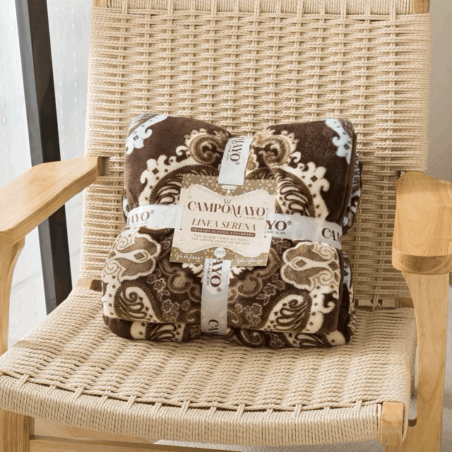 Frazada Flannel Estampada línea Serena - Campomayo