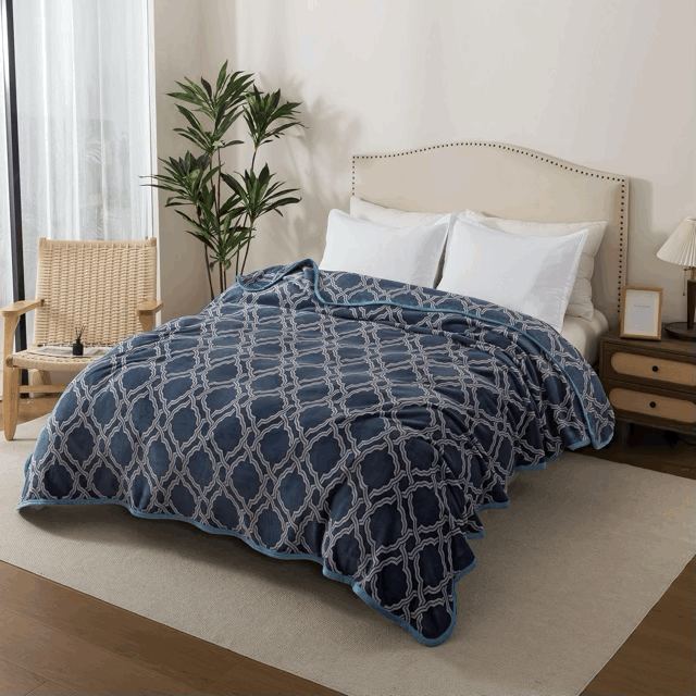 Frazada Flannel Estampada línea Serena - Campomayo