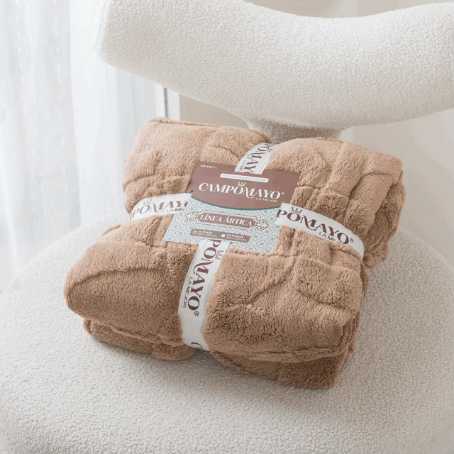 Frazada Flannel Corderito línea Ártica - Campomayo