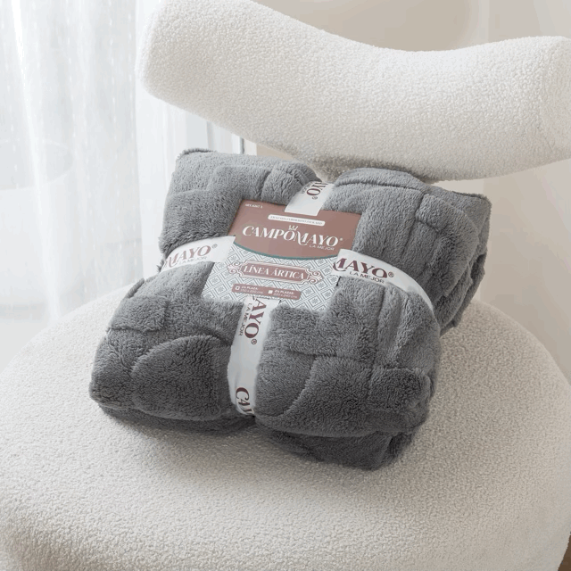 Frazada Flannel Corderito línea Ártica - Campomayo