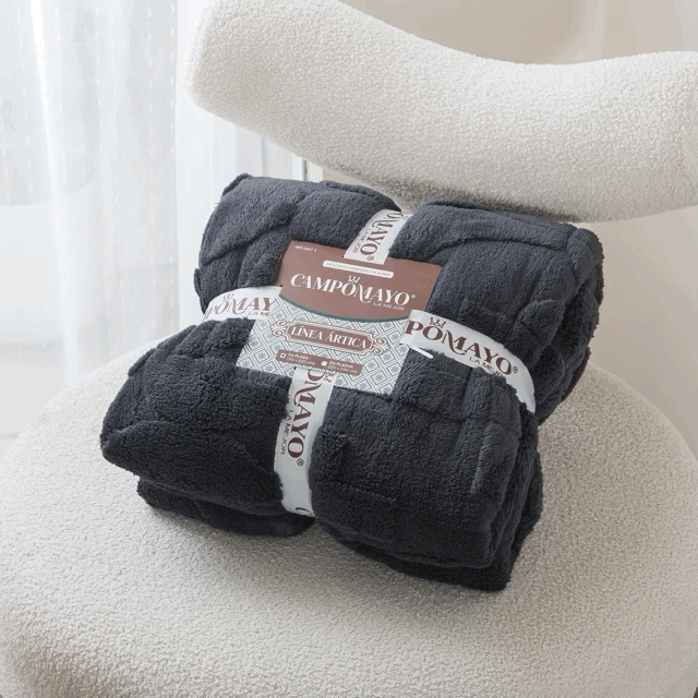 Frazada Flannel Corderito línea Ártica - Campomayo