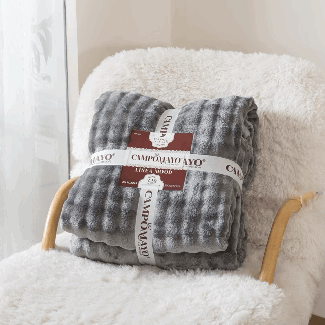 Frazada flannel Jackard línea Mood - Campomayo