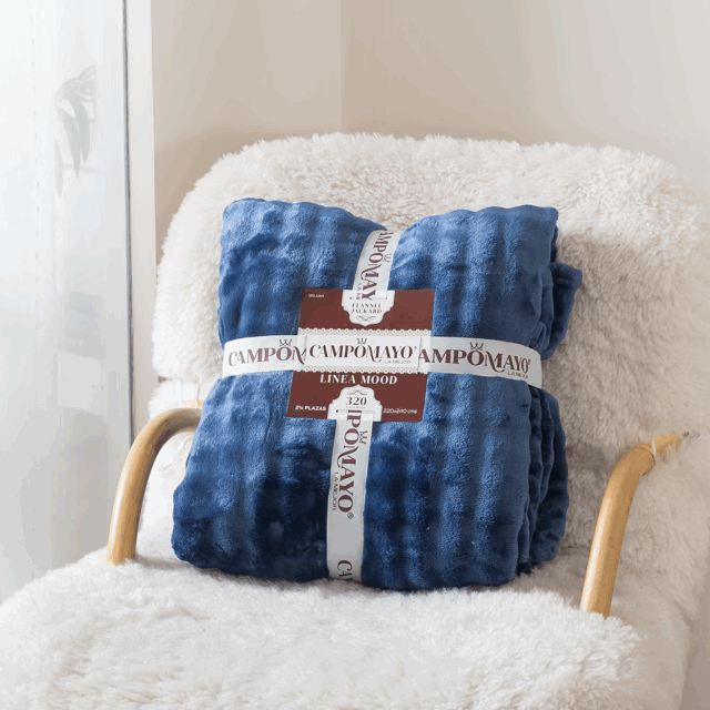 Frazada flannel Jackard línea Mood - Campomayo