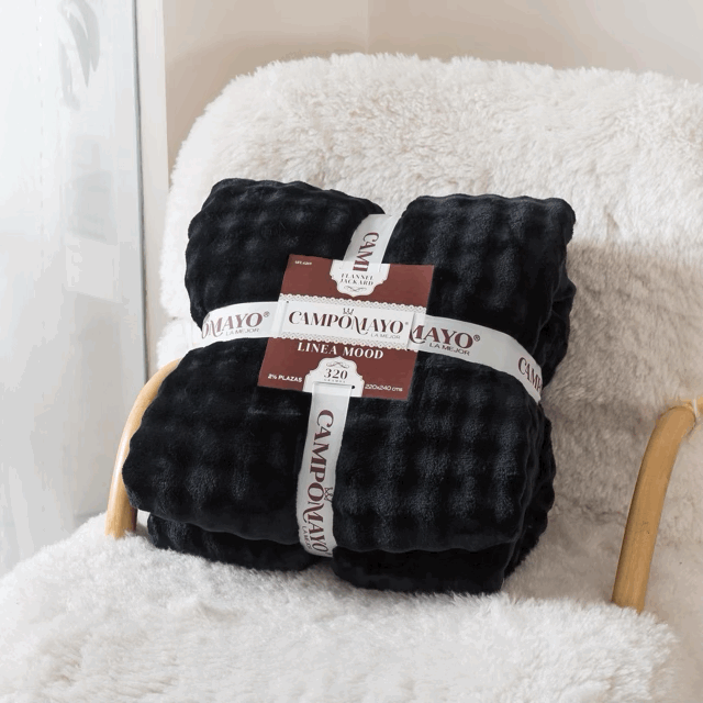 Frazada flannel Jackard línea Mood - Campomayo