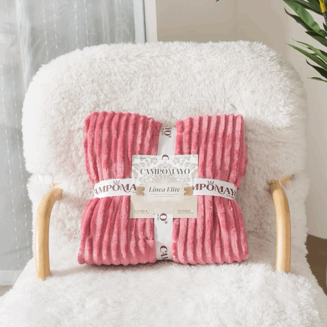 Frazada Acanalada flannel Jackard línea Elite - Campomayo