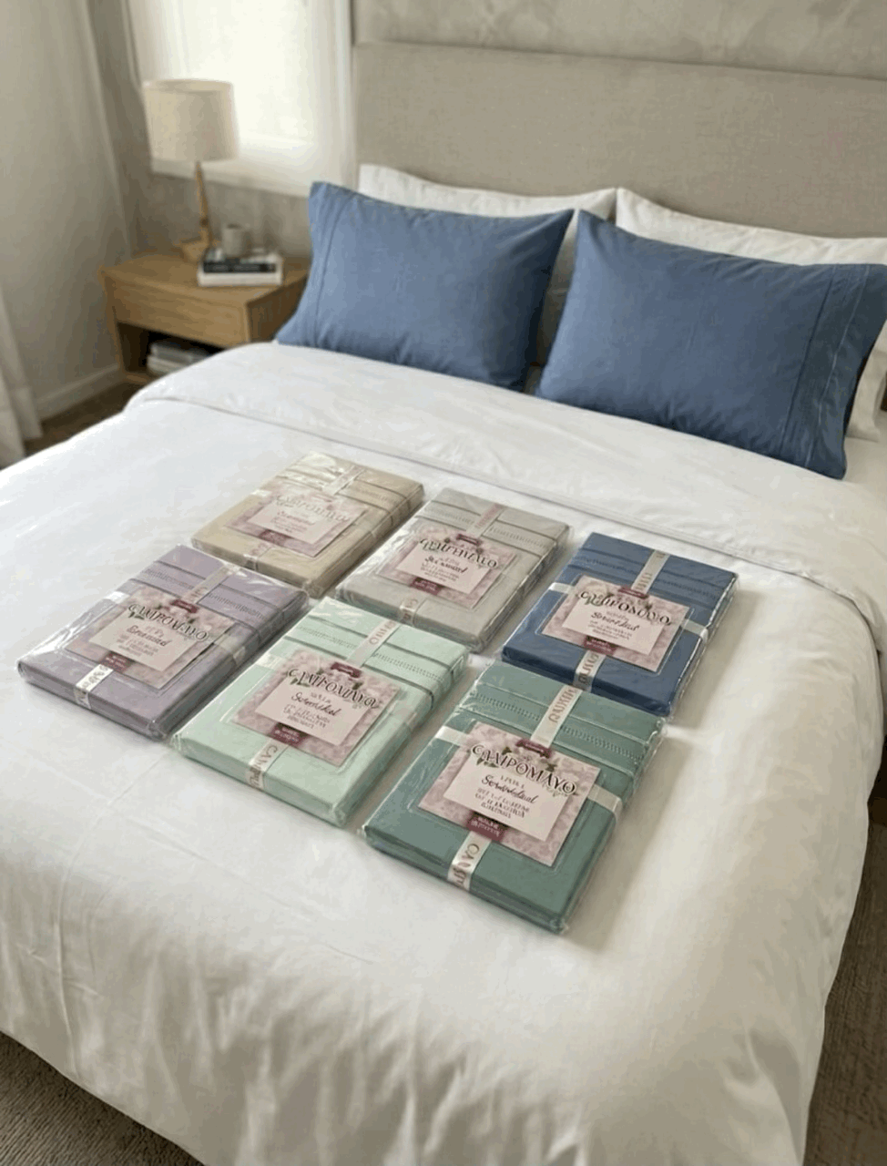 Set X2 Fundas de Almohada Bordadas - Campomayo