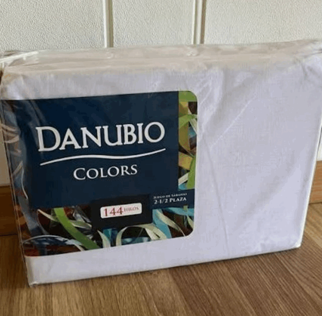 Juego de Sábanas Danubio Línea Colors: 100% Algodón - 144 Hilos