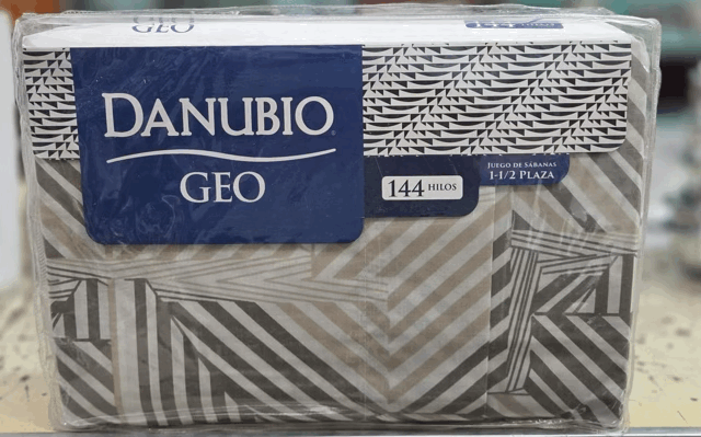 Juego de Sábanas 100% Algodón - Danubio línea Geo