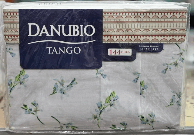 Juego de Sábanas 100% Algodón 144H - Danubio línea Tango