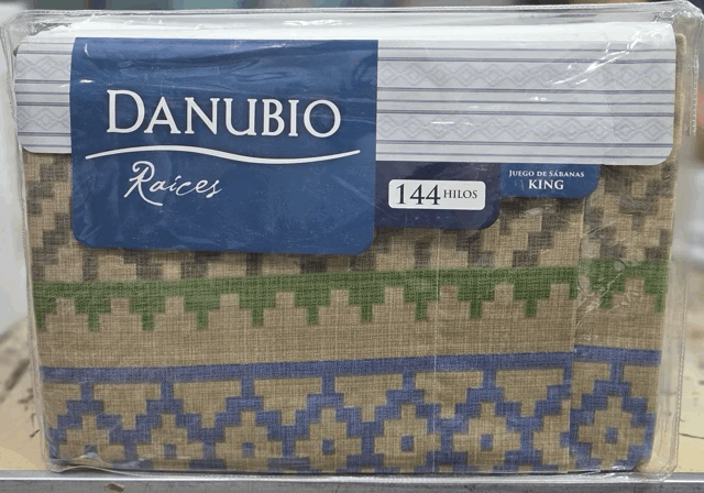 Juego de Sábanas 100% Algodón 144H - Danubio línea Raíces