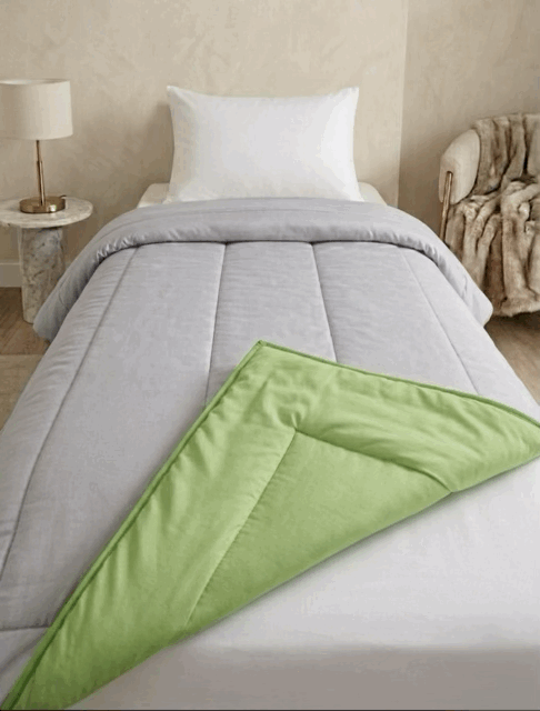 Acolchado Reversible con Relleno - Flor Giavanni