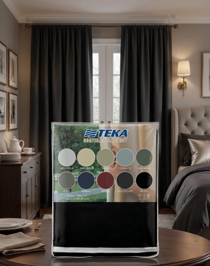 Cortina Blackout Textil - Teka