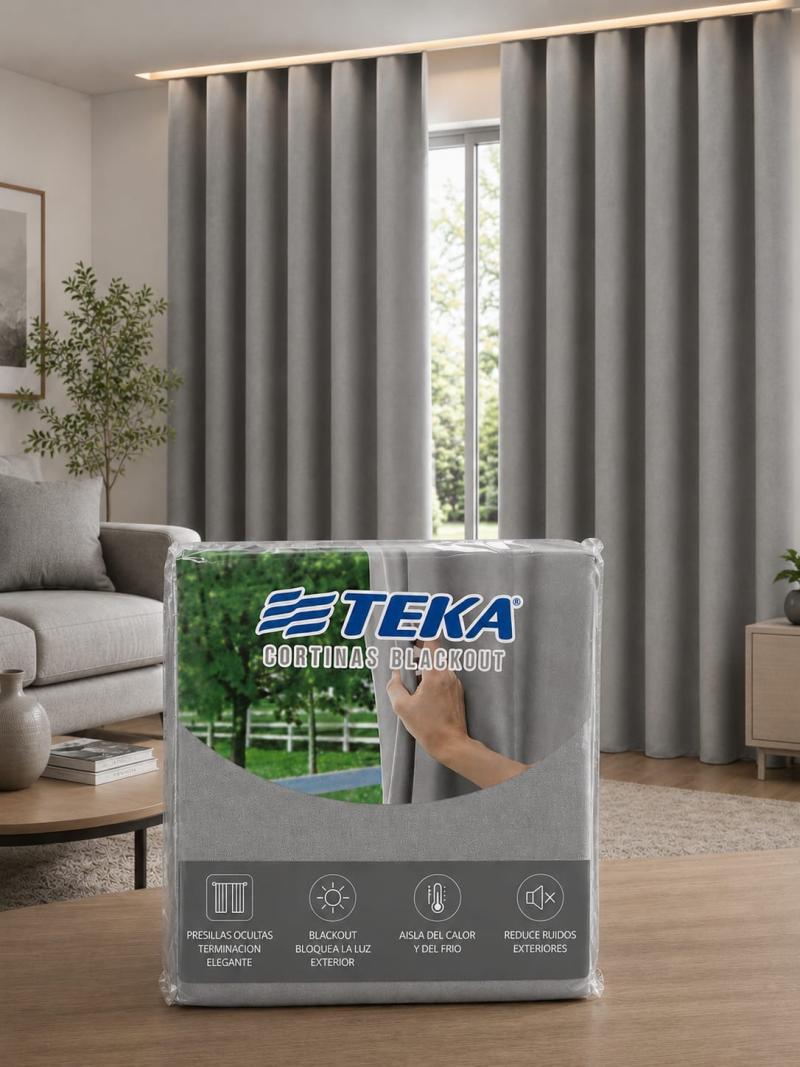 Cortina Blackout Textil - Teka