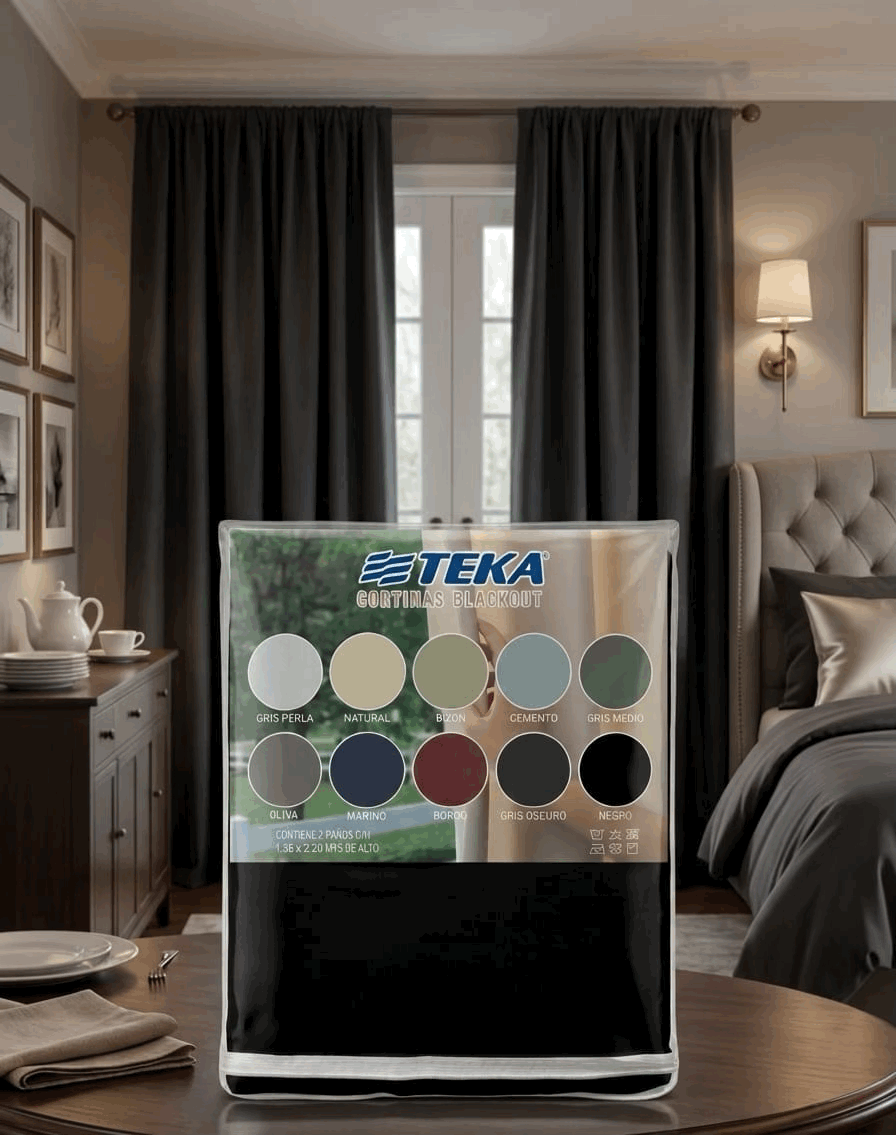 Cortina Blackout Textil - Teka