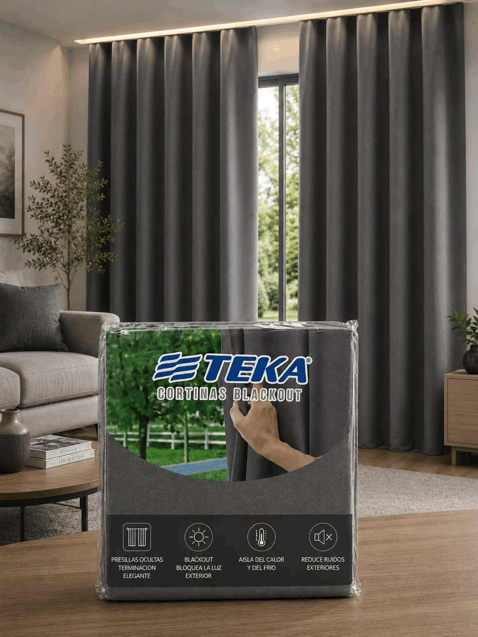 Cortina Blackout Textil - Teka