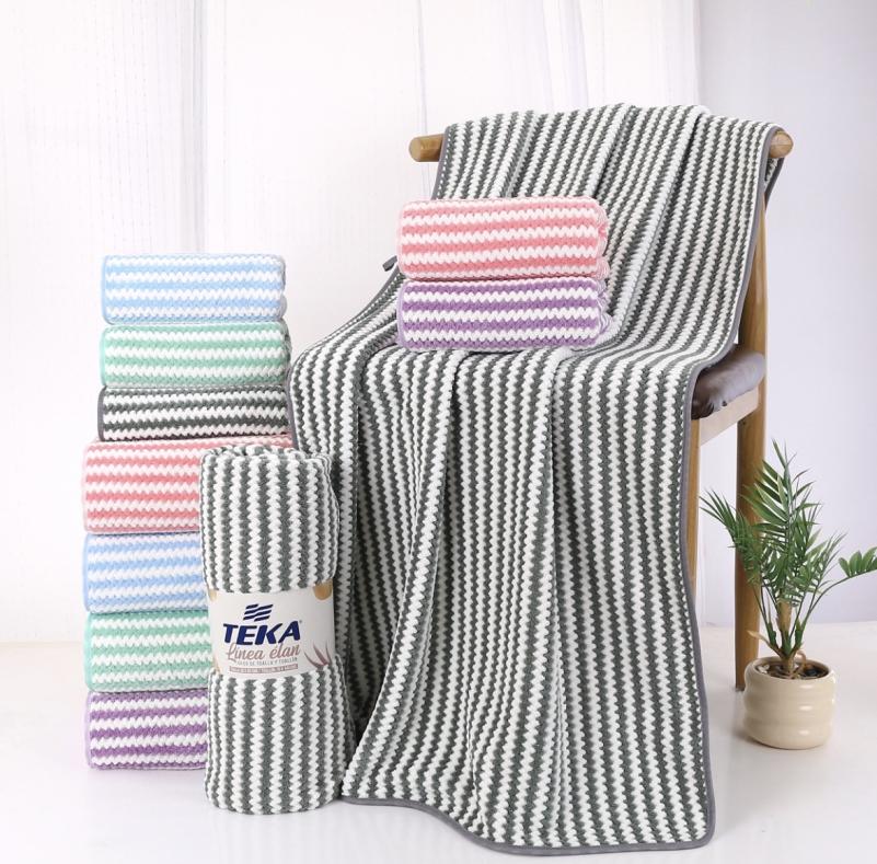 Juego de Toalla y Toallón Secado Rápido Absorbente - Teka