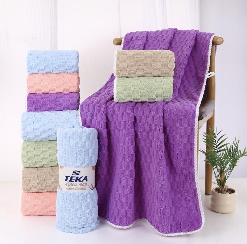 Juego de Toalla y Toallón Secado Rápido Absorbente - Teka