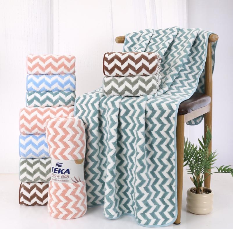 Juego de Toalla y Toallón Secado Rápido Absorbente - Teka