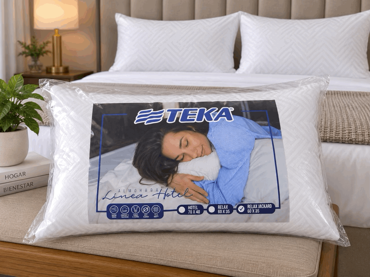 Almohada línea Hotel Relax y Jackard - Teka