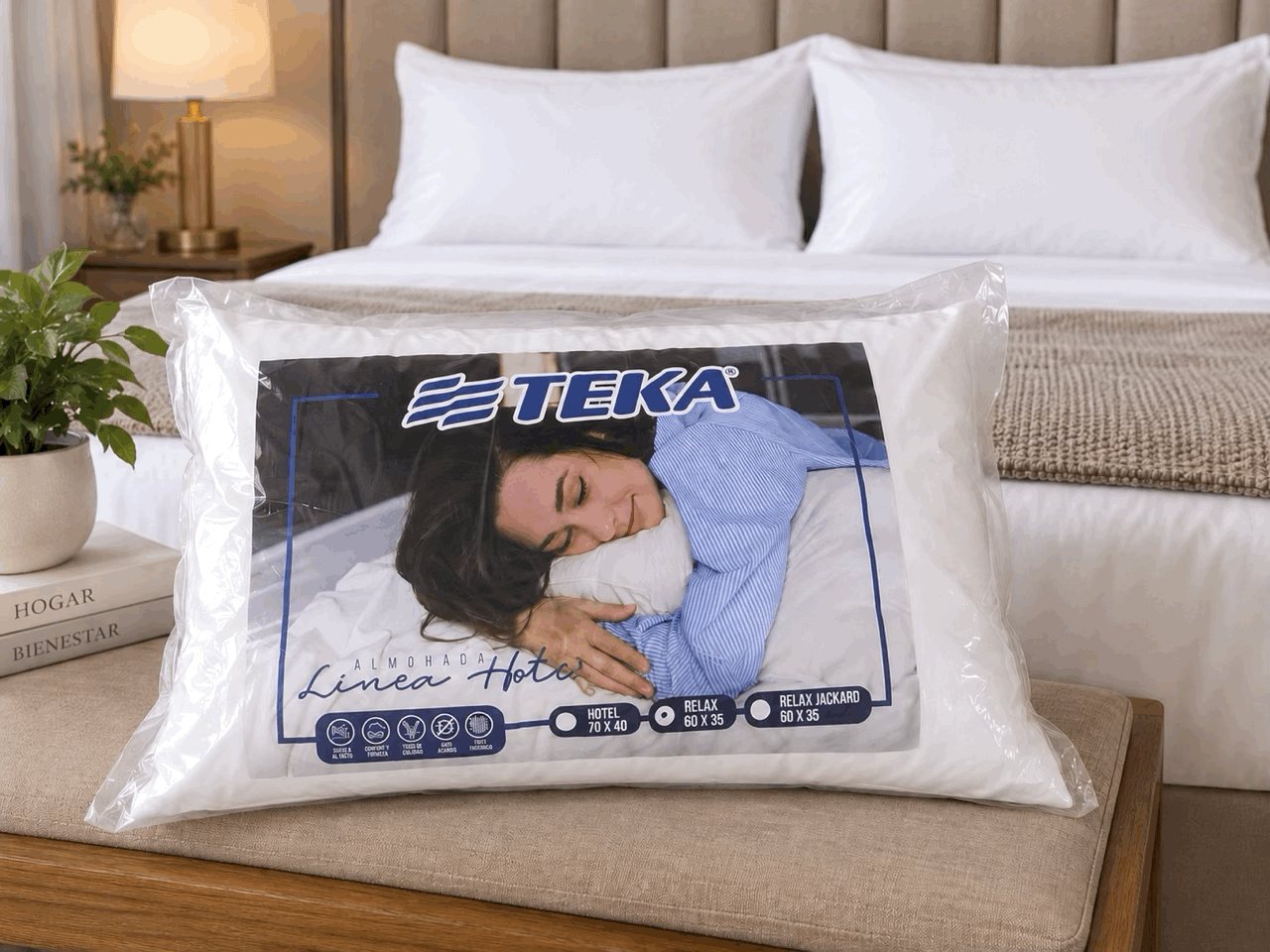 Almohada línea Hotel Relax y Jackard - Teka