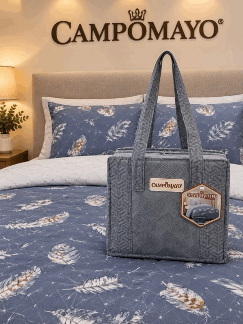 Juego de Sábanas Estampadas con Cartera de Regalo - Campomayo