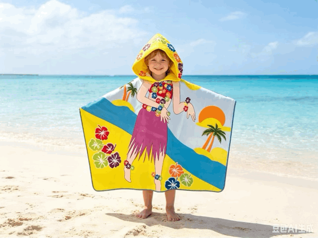 Ponchos Infantiles Playeros - Teka