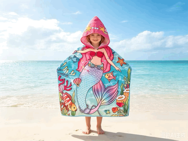 Ponchos Infantiles Playeros - Teka