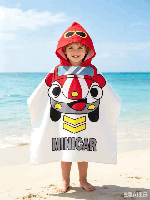 Ponchos Infantiles Playeros - Teka