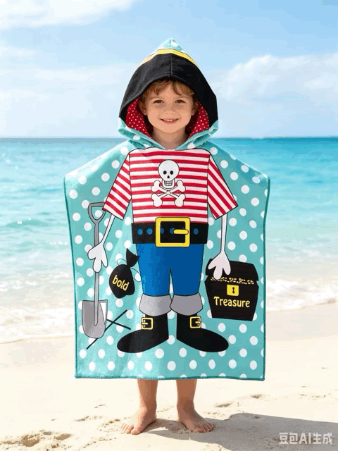 Ponchos Infantiles Playeros - Teka