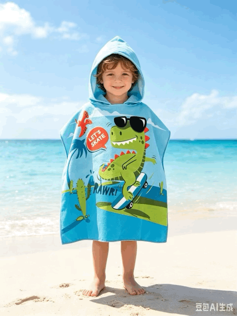 Ponchos Infantiles Playeros - Teka
