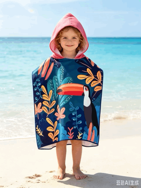 Ponchos Infantiles Playeros - Teka
