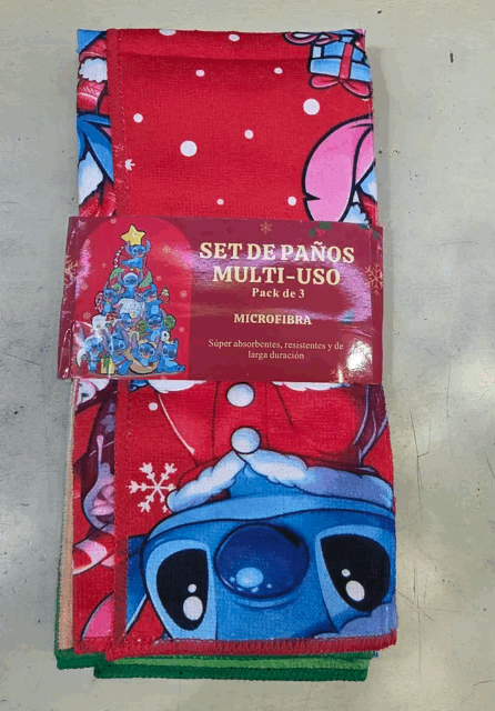 Set X12 Repasadores Navideños