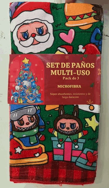 Set X12 Repasadores Navideños