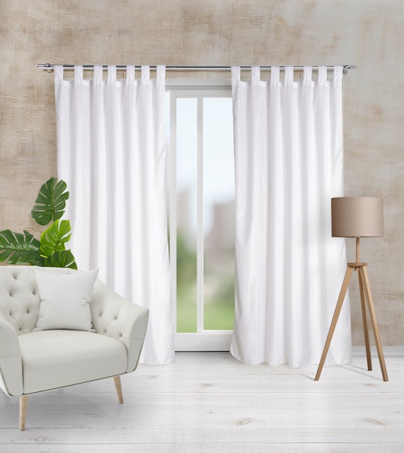 Cortina línea Voile Larga 2 Paños - Dracar Noar