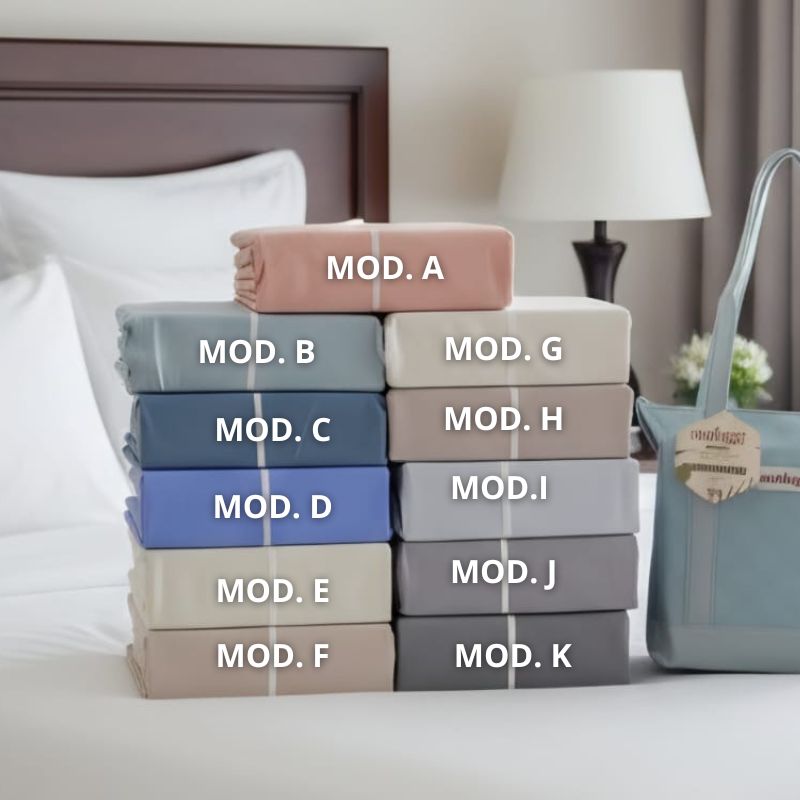 Juego de Sábanas Lisas con Cartera de Regalo - Campomayo