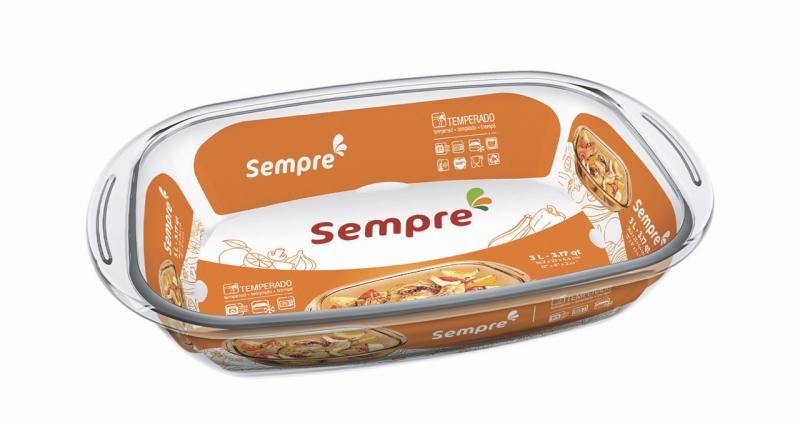 FUENTE RECTANGULAR VIDRIO