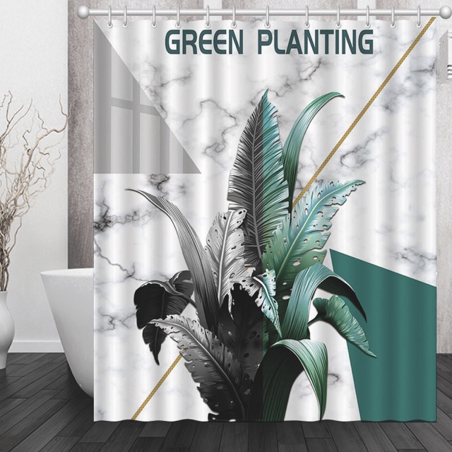 Cortina de Baño Teflón Programada con 12 Ganchos - Campomayo